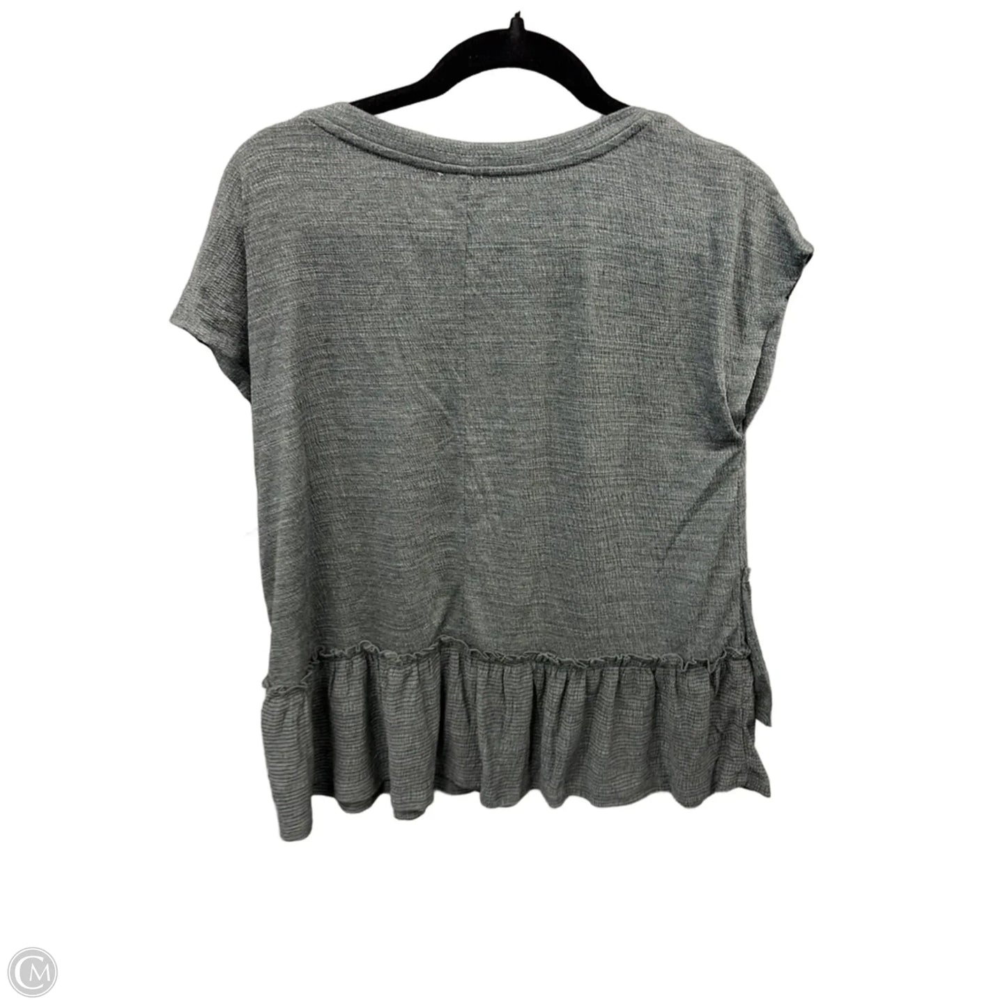 Top Short Sleeve By Hem & Thread In Green, Size: S