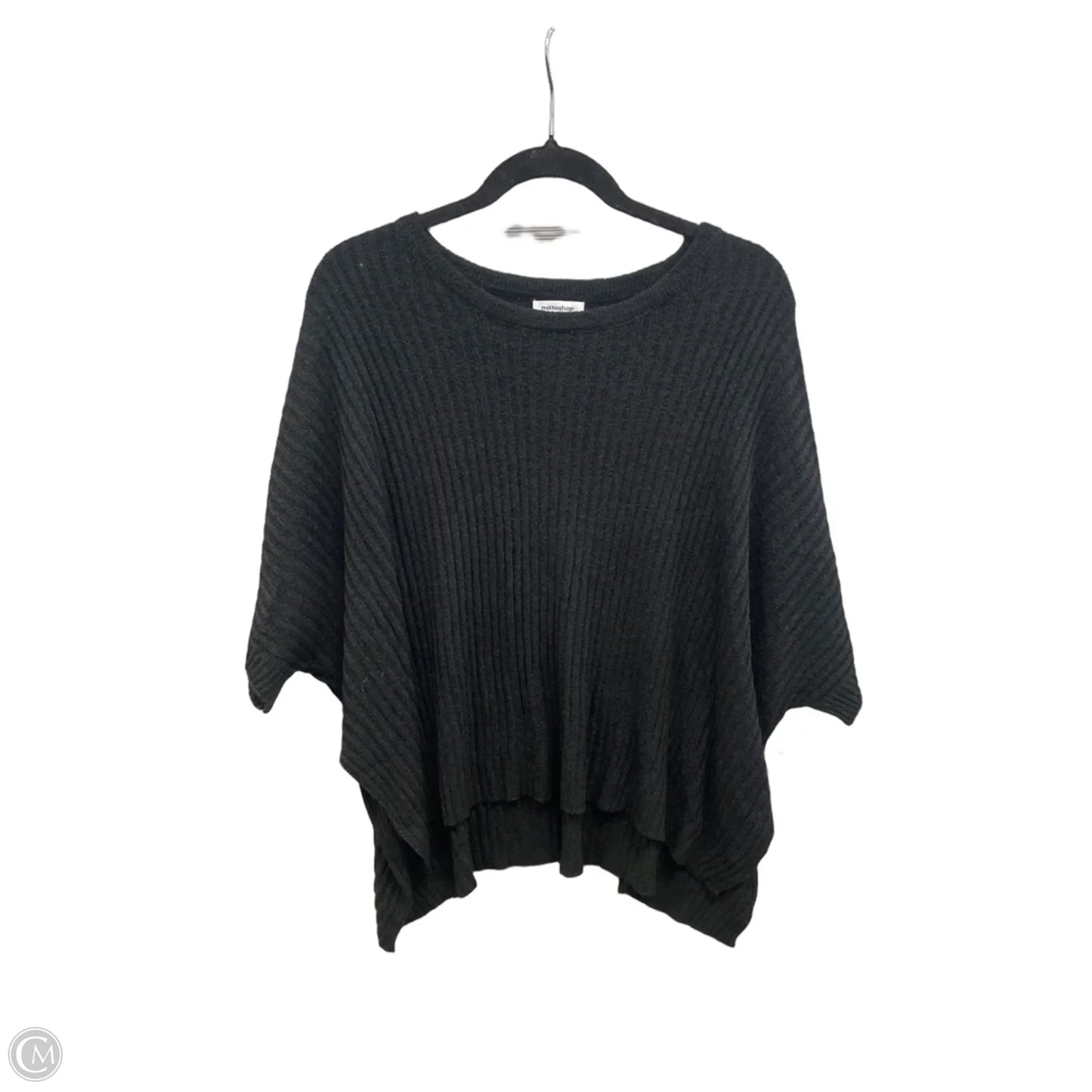 Sweater Short Sleeve By Mittoshop In Black, Size: S