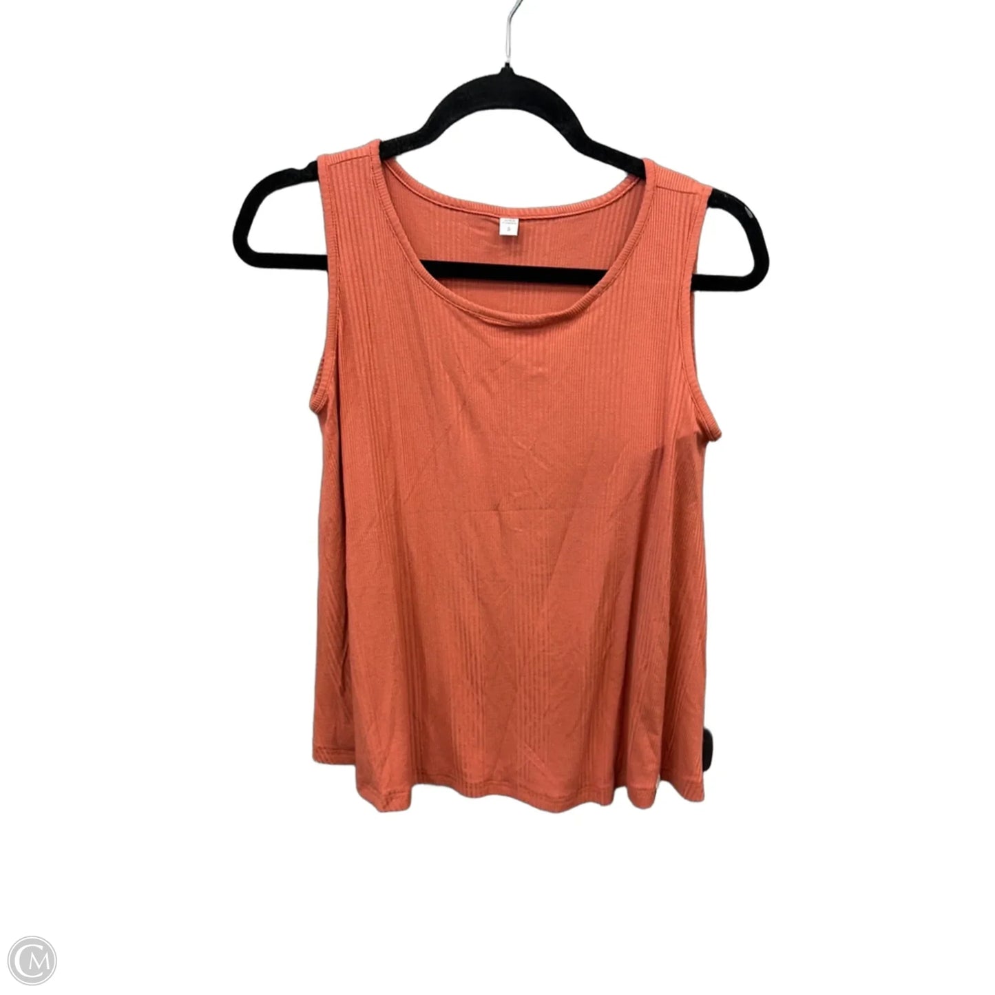 Top Sleeveless Basic By Clothes Mentor In Orange, Size: S