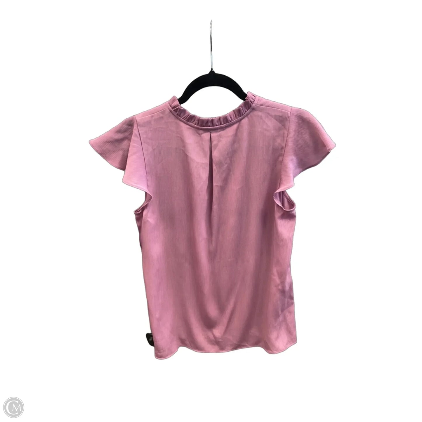 Blouse Short Sleeve By Nine West In Purple, Size: S