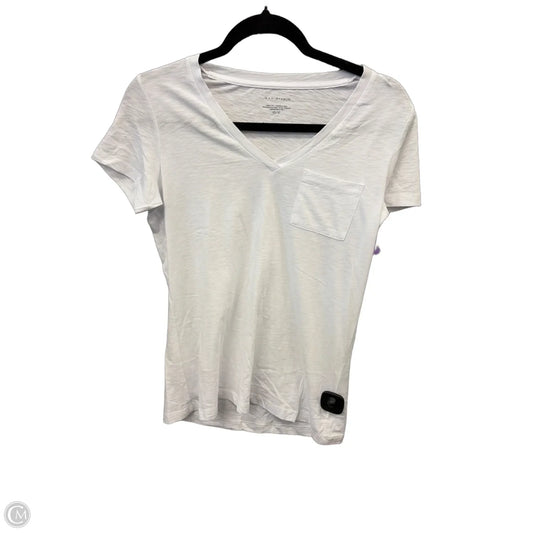 Top Short Sleeve Basic By Max Studio In White, Size: Xs