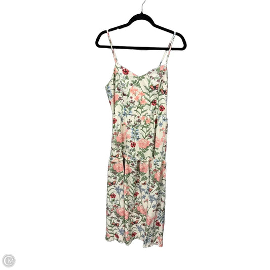 Dress Casual Maxi By Shein In Floral Print, Size: Xl