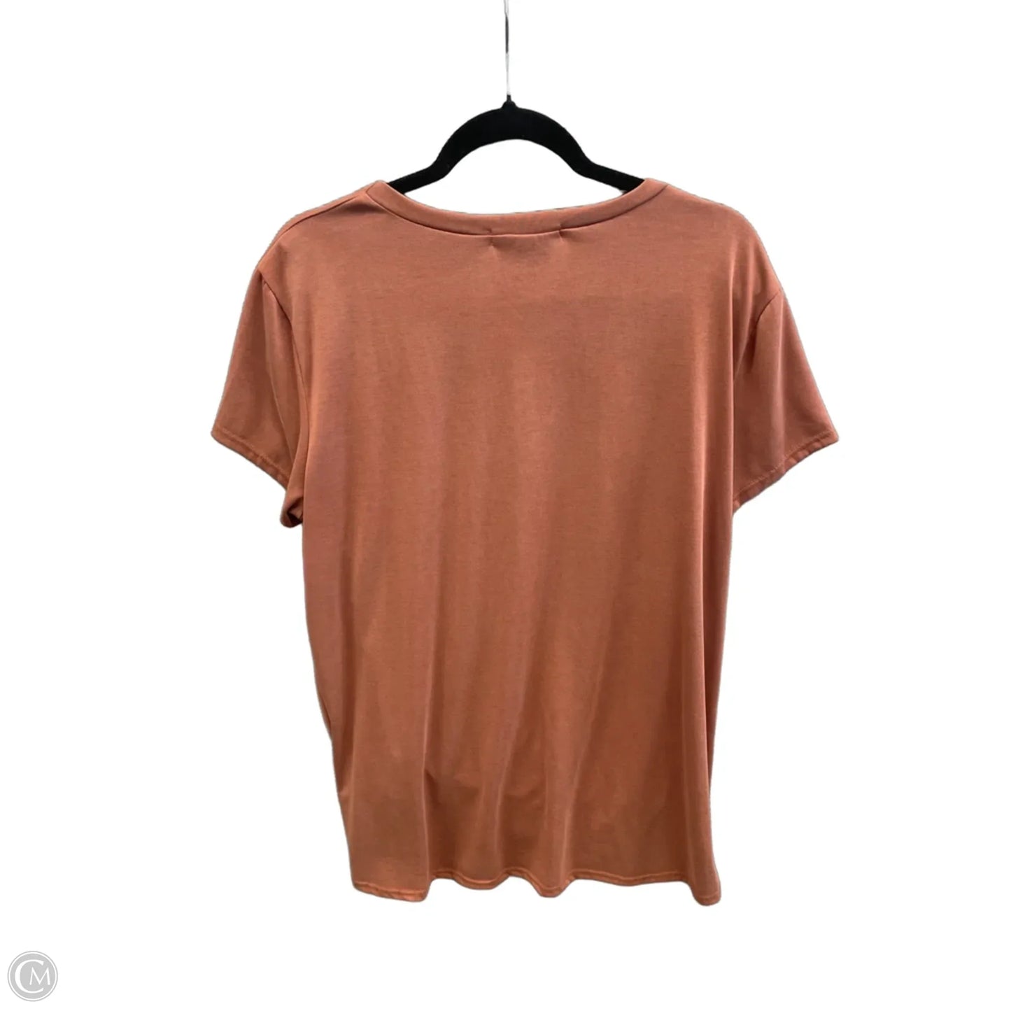 Top Short Sleeve Basic By Green Envelope In Brown, Size: L