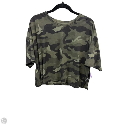 Athletic Top Short Sleeve By Old Navy In Camouflage Print, Size: L
