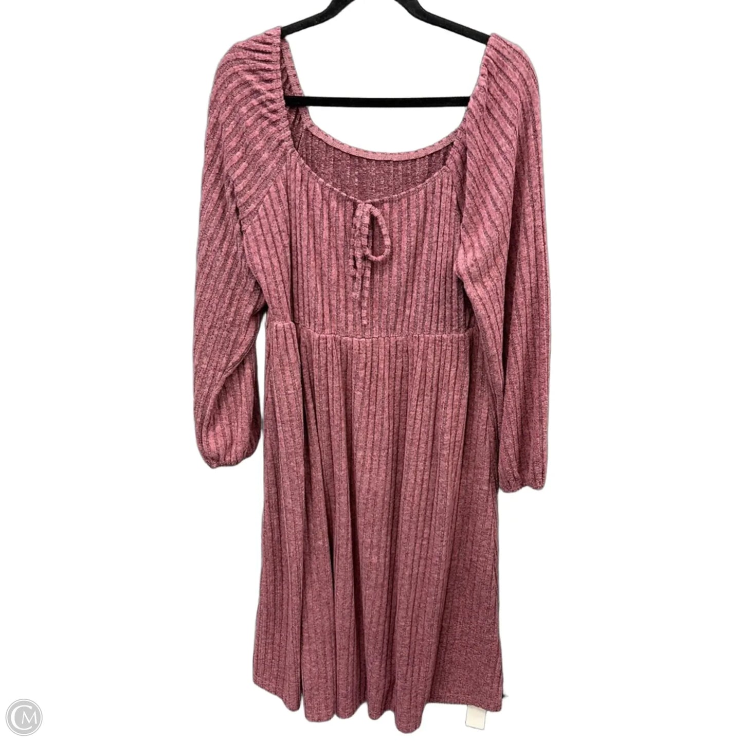 Dress Sweater By Clothes Mentor In Purple, Size: 2x