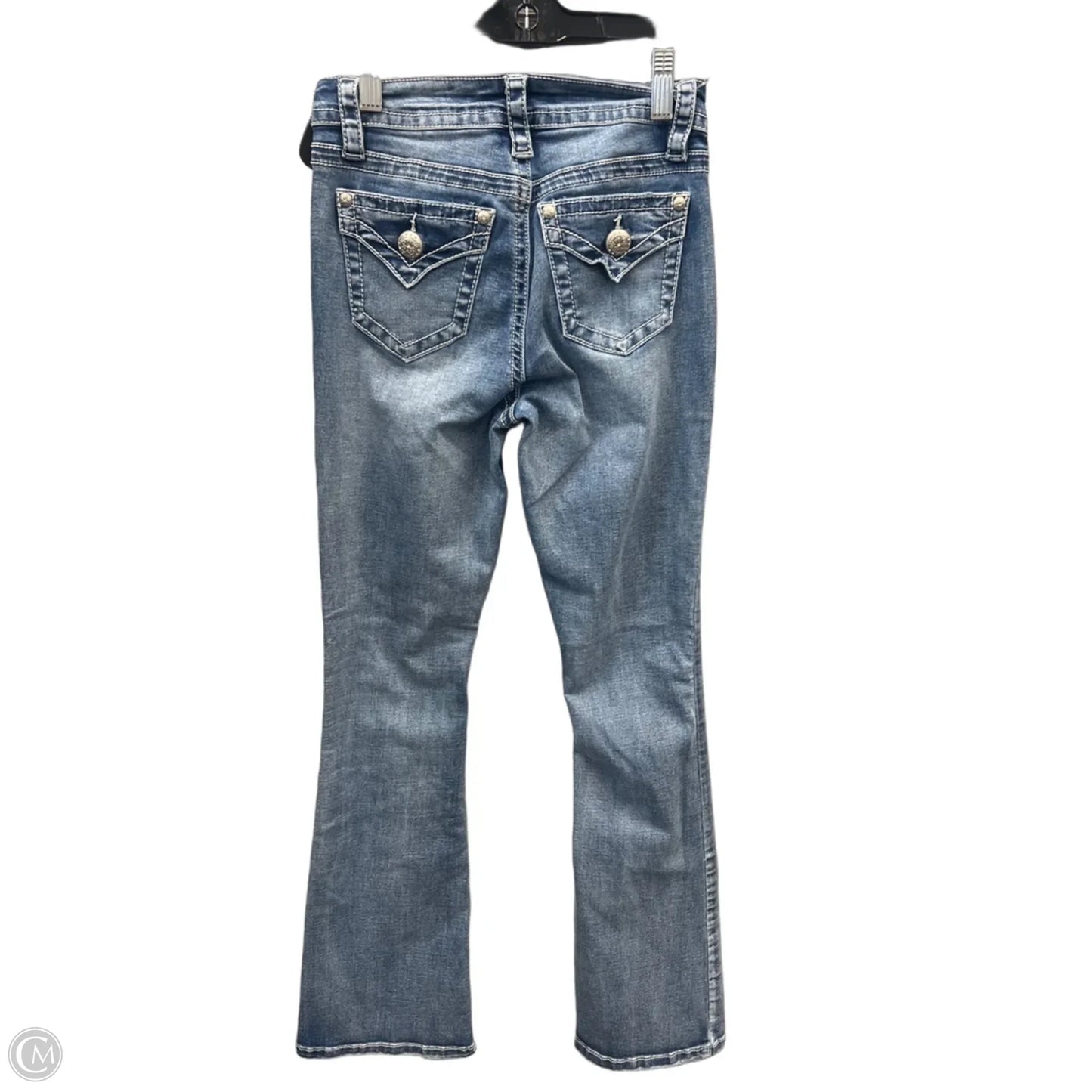 Jeans Boot Cut By Clothes Mentor In Blue Denim, Size: 0