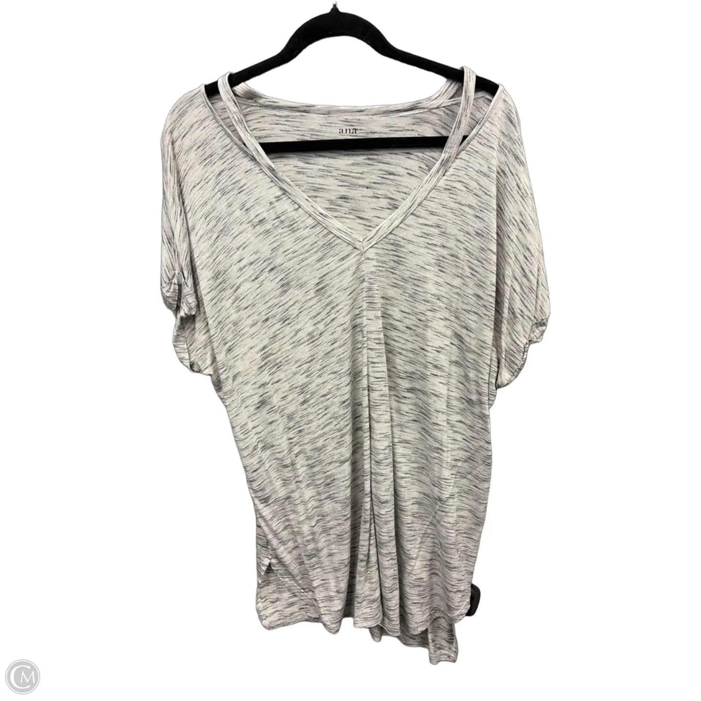 Tunic Short Sleeve By Ana In White, Size: Xl