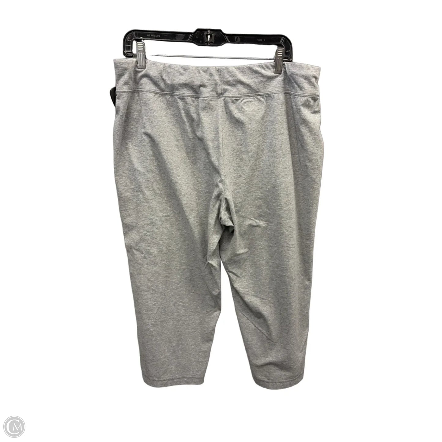 Athletic Capris By Athletic Works In Grey, Size: Xl