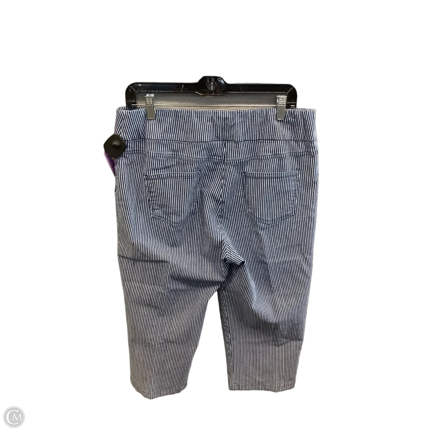 Capris By Ruby Rd In Striped Pattern, Size: 14