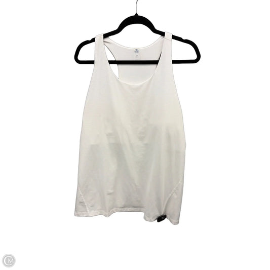 Athletic Tank Top By Mta Sport In White, Size: 2x