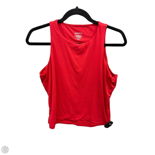 Top Sleeveless Basic By Clothes Mentor In Red, Size: L