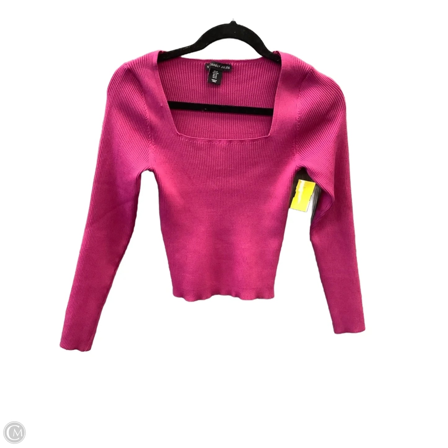 Top Long Sleeve By Sincerely Jules In Pink, Size: M