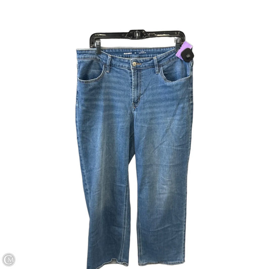 Jeans Wide Leg By Old Navy In Blue Denim, Size: 14