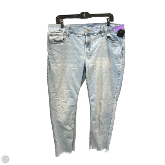 Jeans Boyfriend By Old Navy In Blue Denim, Size: 14