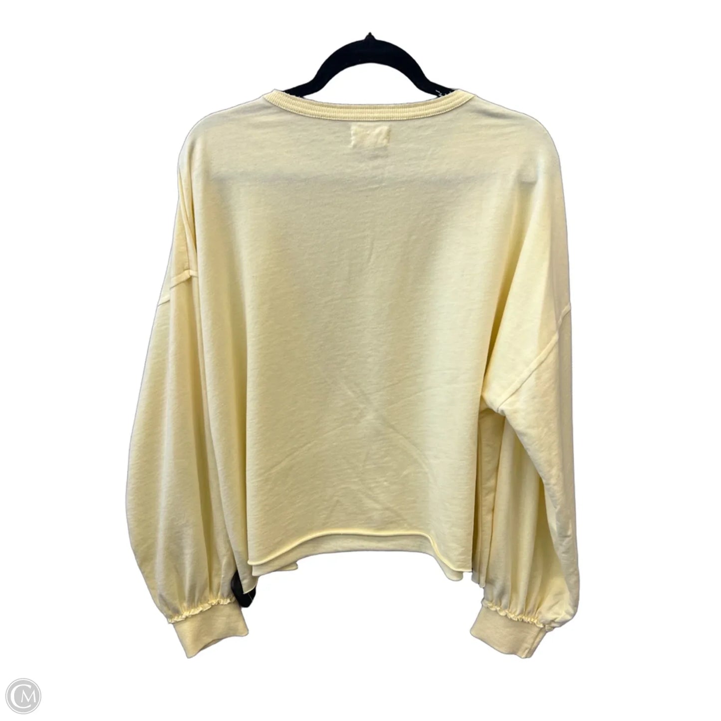 Top Long Sleeve Basic By Altard State In Yellow, Size: L