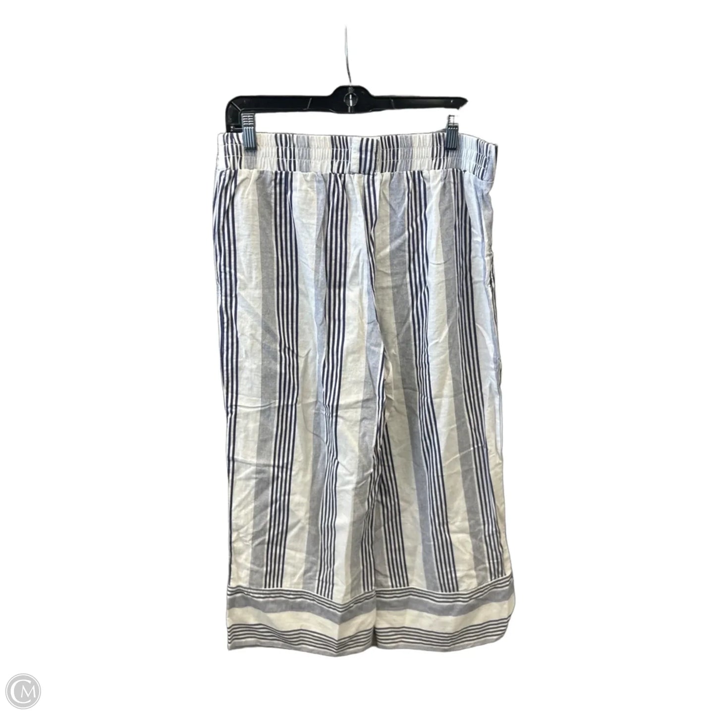 Pants Wide Leg By Cato In Striped Pattern, Size: 12