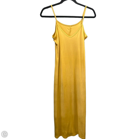 Dress Casual Midi By Clothes Mentor In Yellow, Size: S