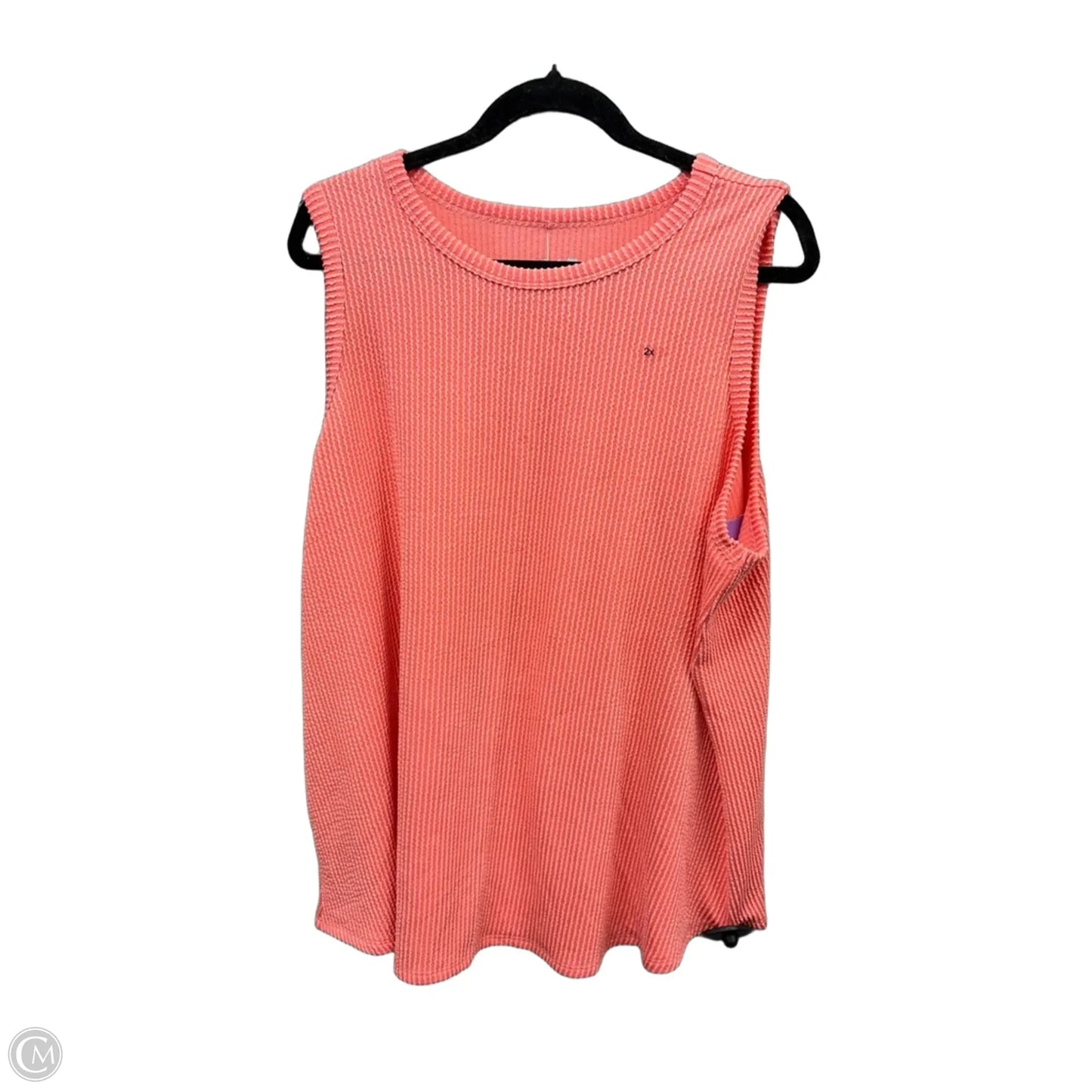 Top Sleeveless By Maurices In Pink, Size: 2x