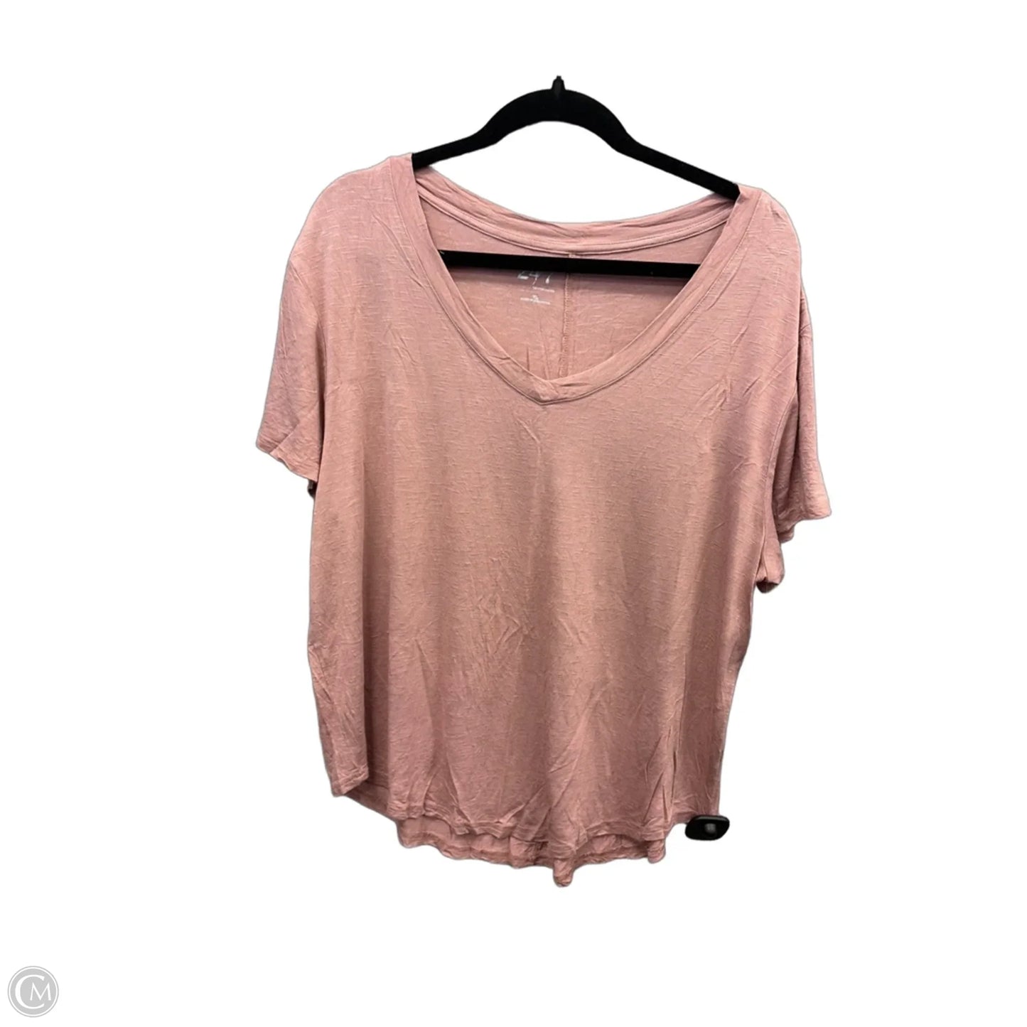 Tunic Short Sleeve By Maurices In Pink, Size: Xl