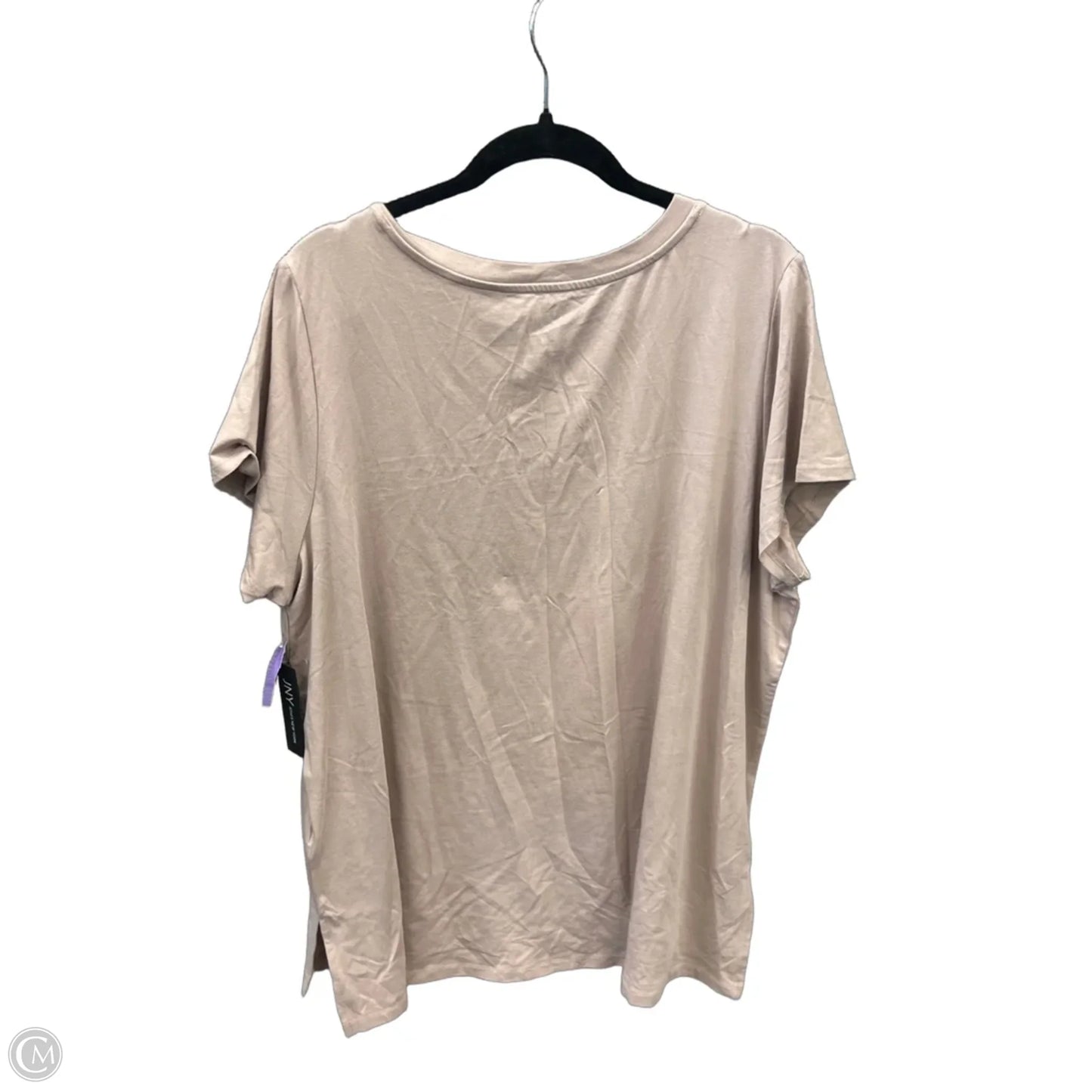 Tunic Short Sleeve By Jones New York In Brown, Size: 2x