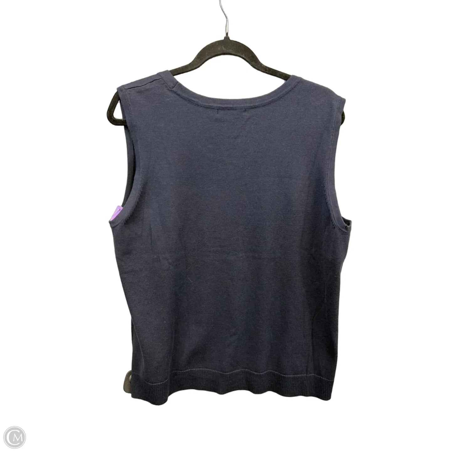 Top Sleeveless By Cj Banks In Blue, Size: 1x