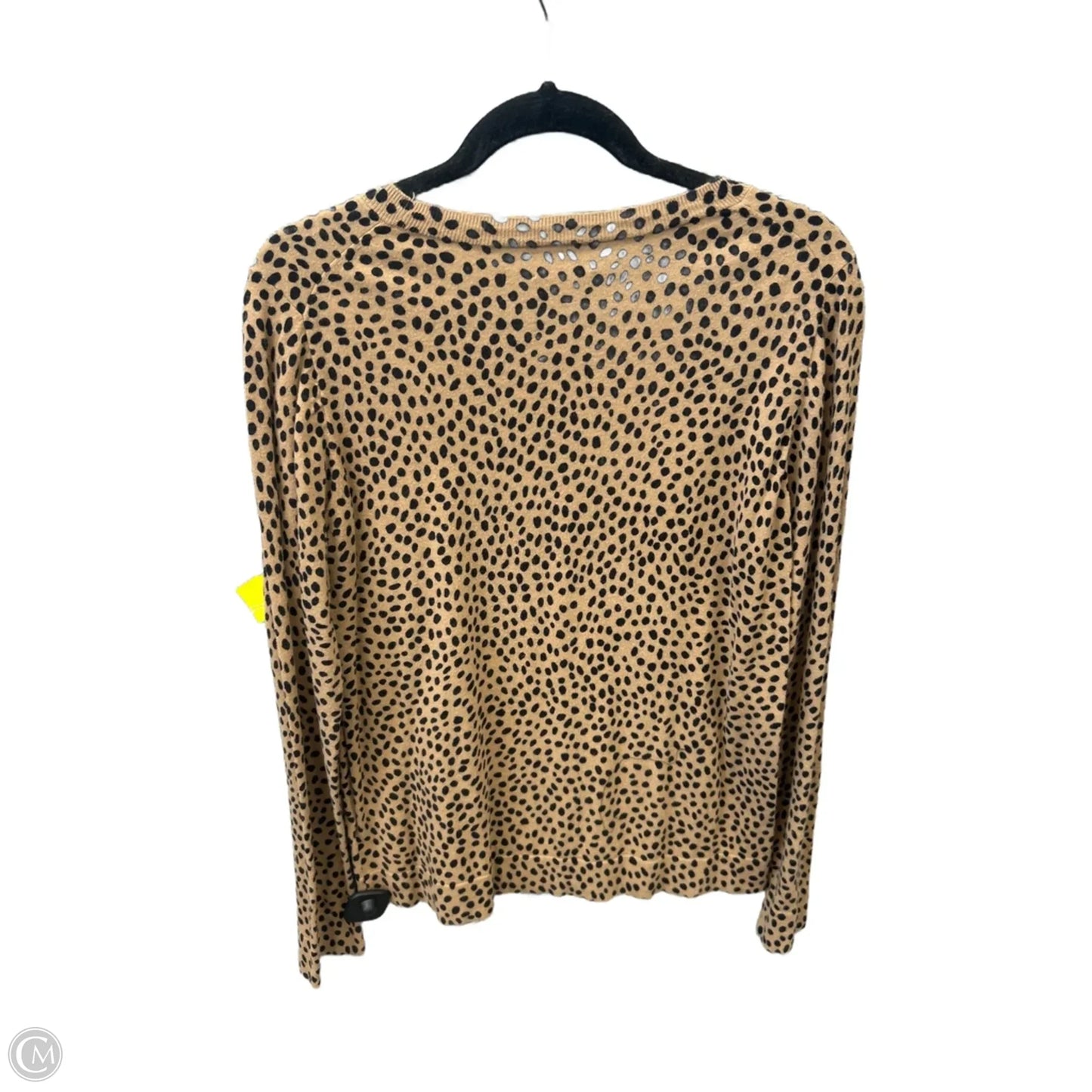 Top Long Sleeve By J. Crew In Brown, Size: M