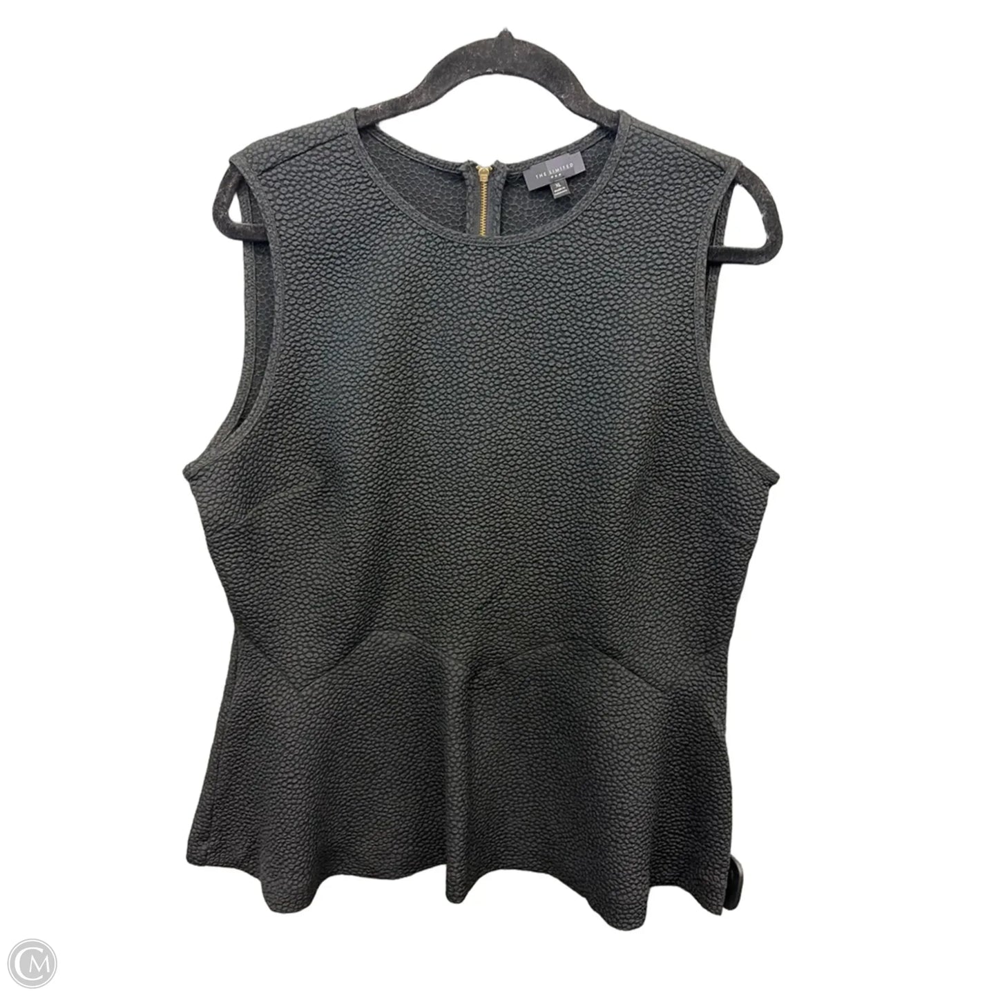 Top Sleeveless By Limited In Black, Size: Xl