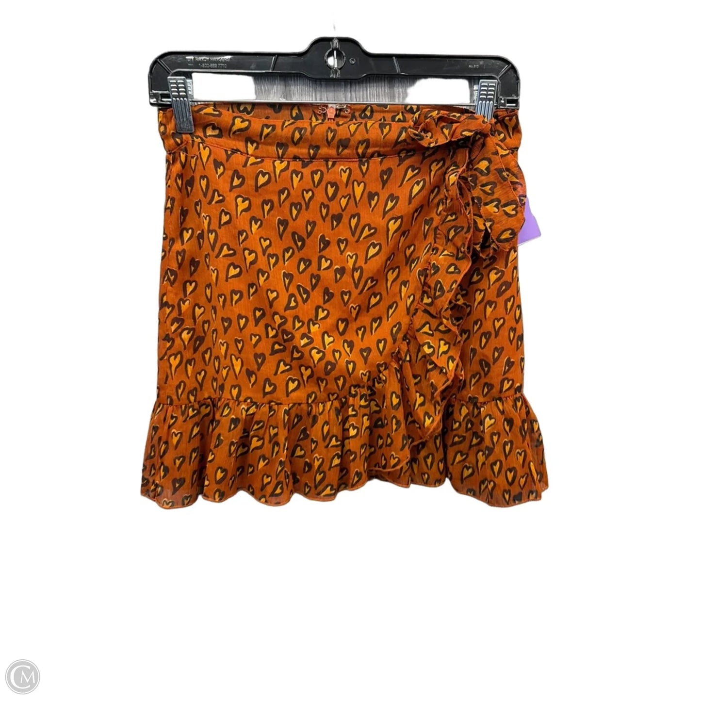 Skirt Mini & Short By Urban Outfitters In Orange, Size: 4p