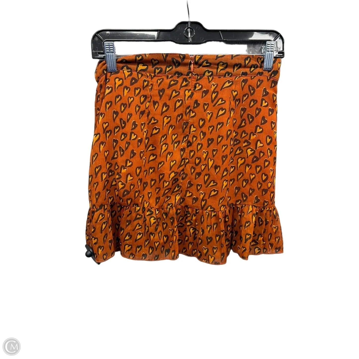 Skirt Mini & Short By Urban Outfitters In Orange, Size: 4p