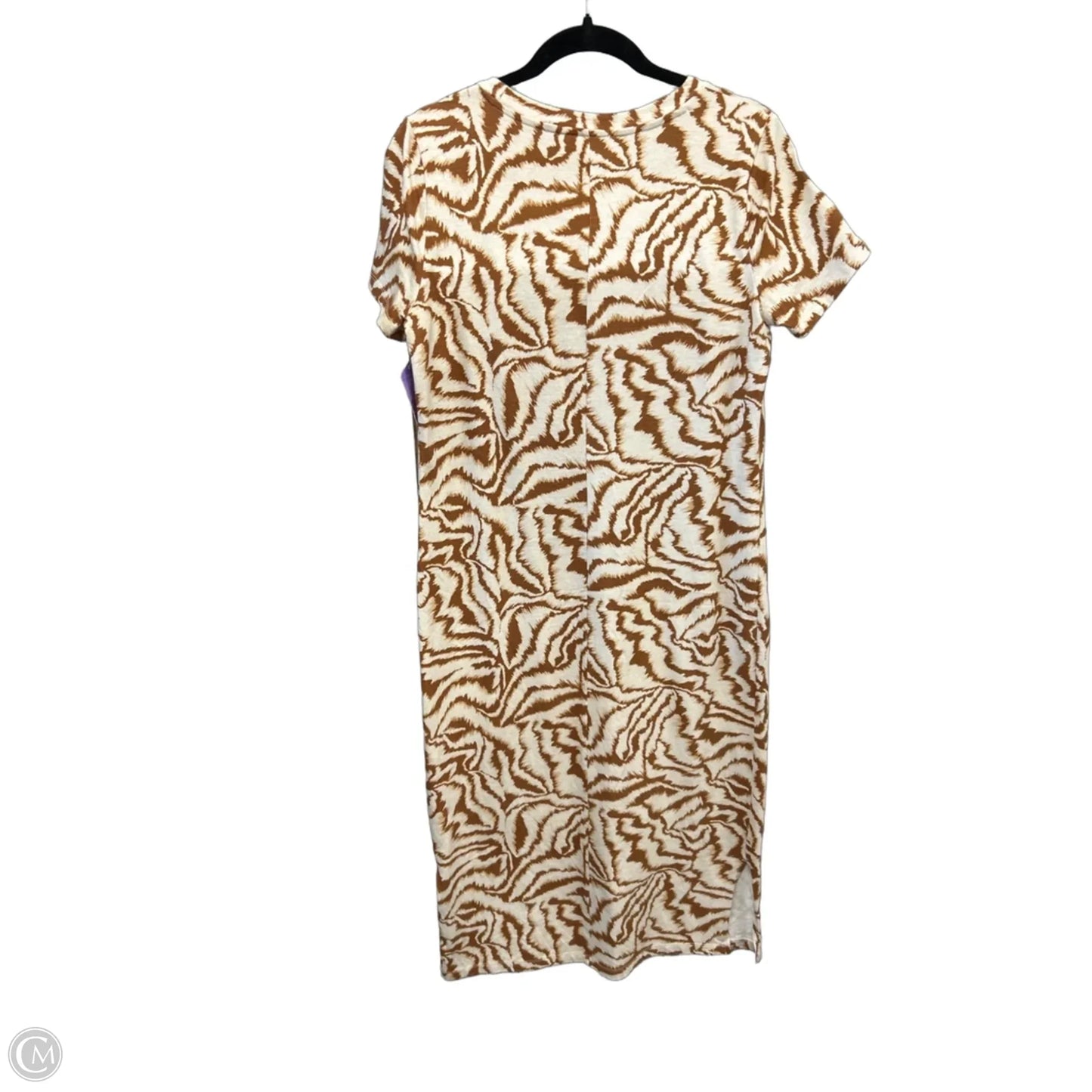 Dress Casual Midi By Nine West In Tan, Size: M