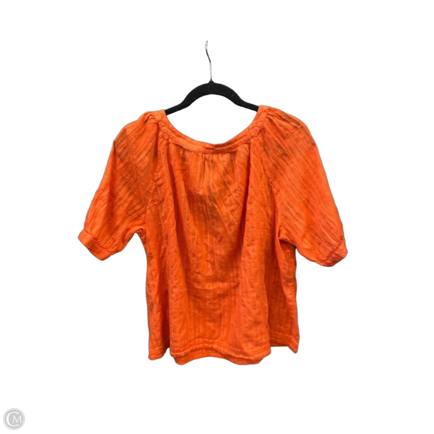 Top Short Sleeve By Elizabeth And James In Orange, Size: Xl