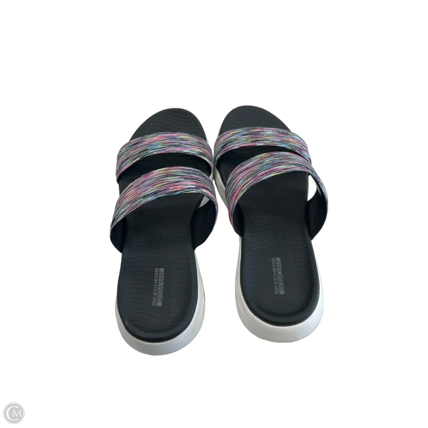 Sandals Flats By Skechers In Black, Size: 10