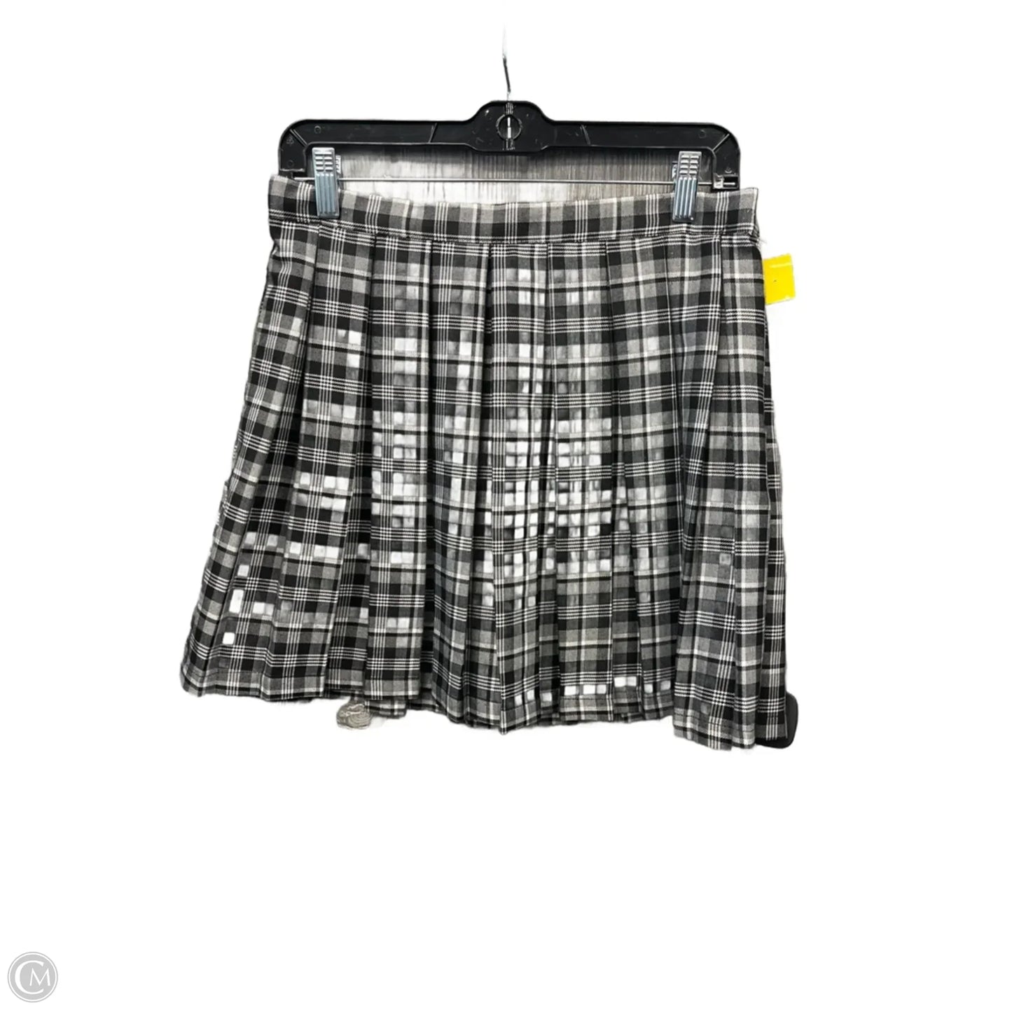 Skirt Mini & Short By Clothes Mentor In Plaid Pattern, Size: 12