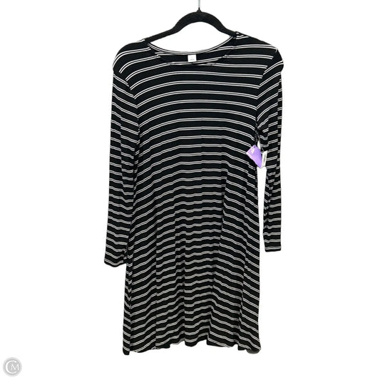 Dress Casual Midi By Old Navy In Striped Pattern, Size: S