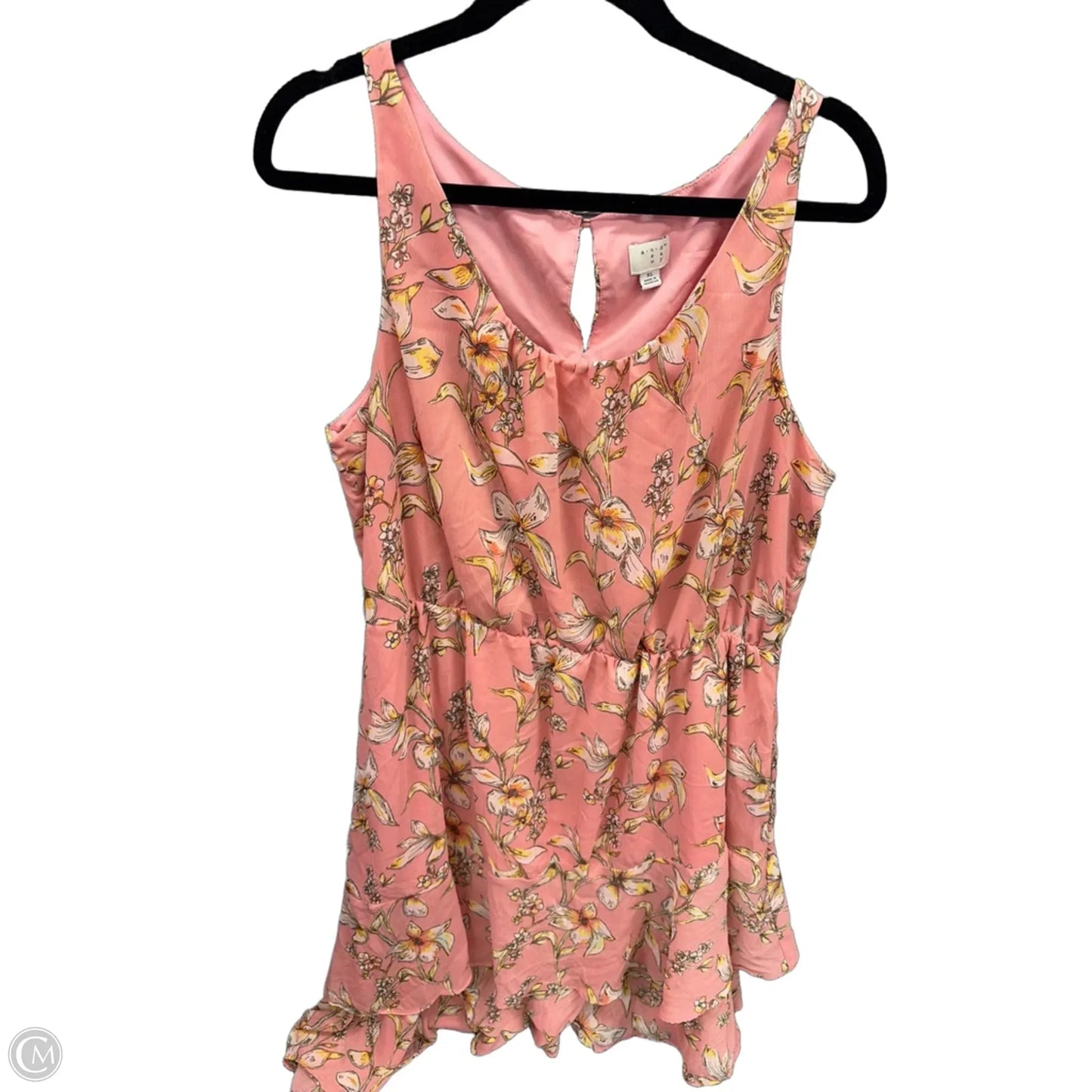 Dress Casual Midi By A New Day In Pink, Size: Xl