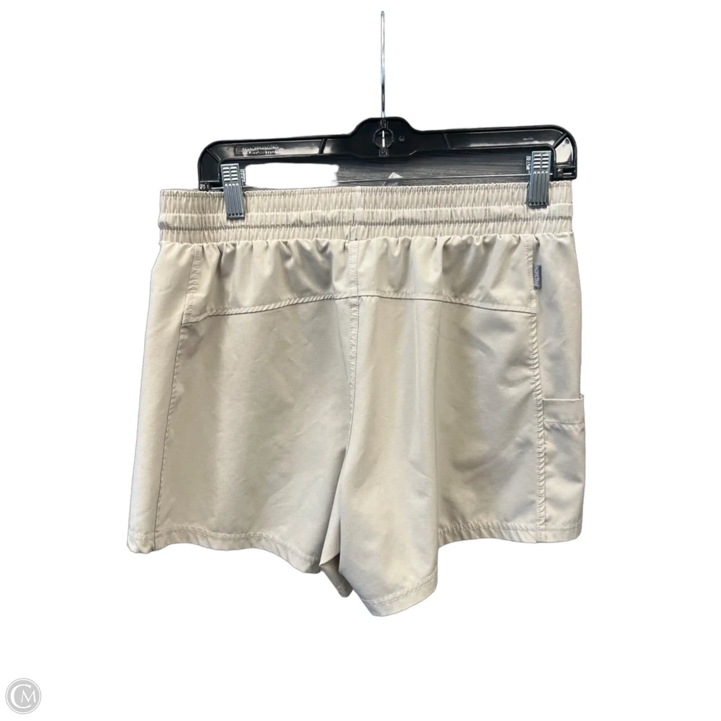 Athletic Shorts By Pacific Trail In Beige, Size: M