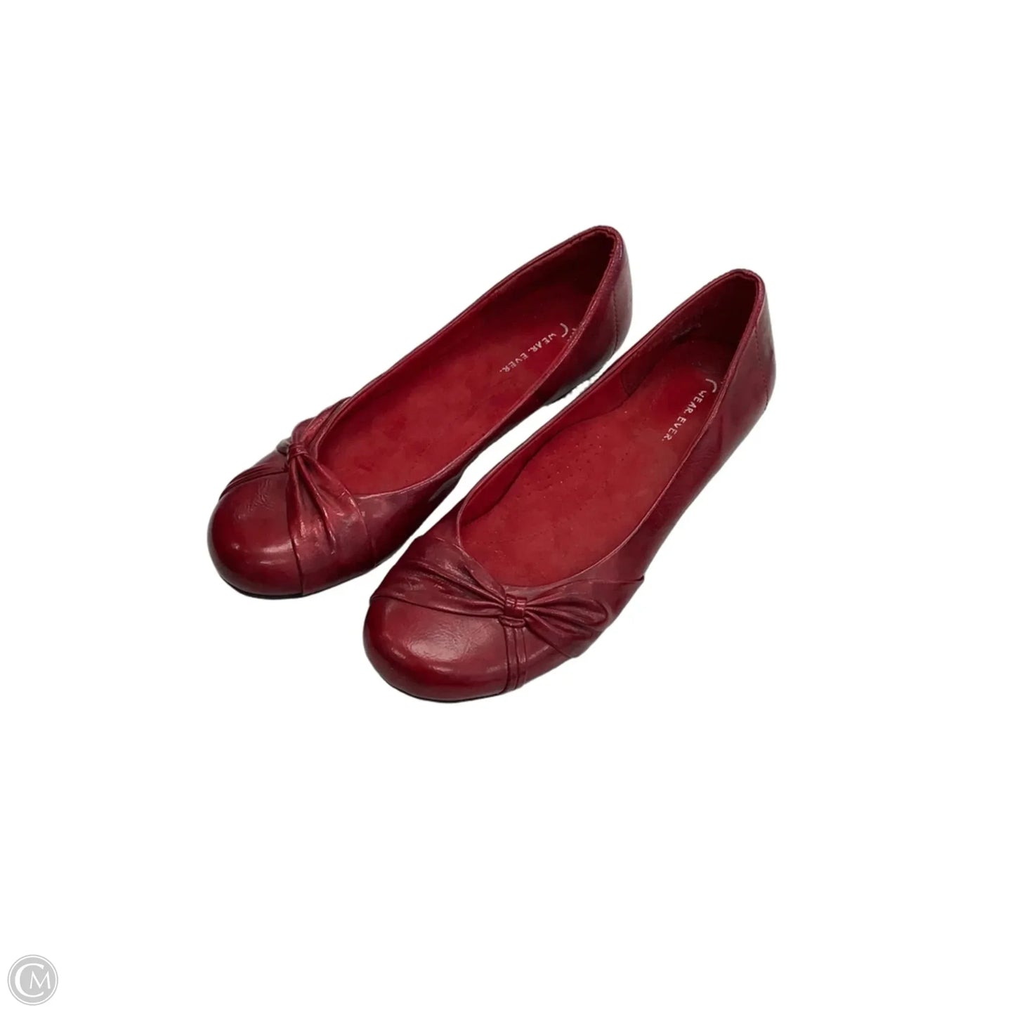 Shoes Flats By Clothes Mentor In Red, Size: 8.5