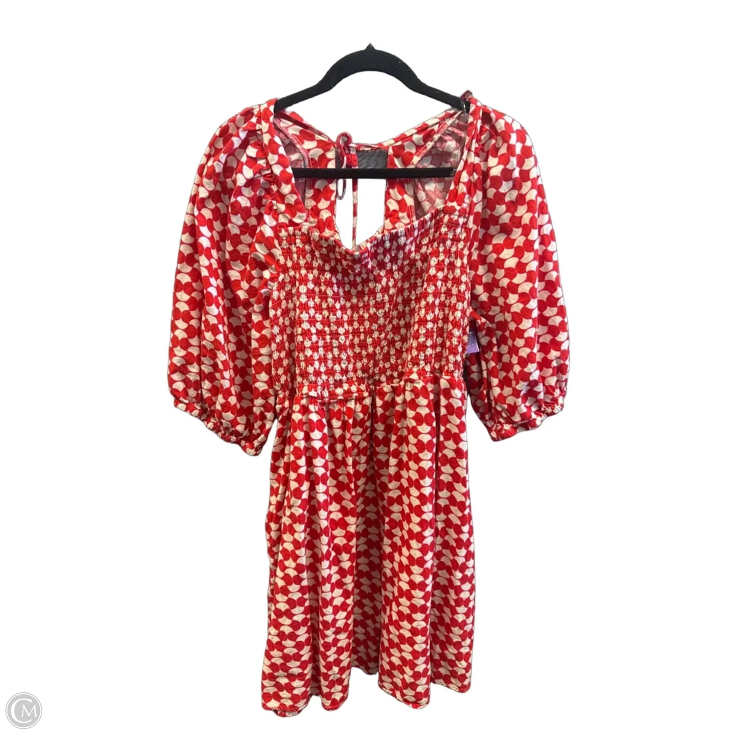 Dress Casual Short By Ava & Viv In Red, Size: 2x