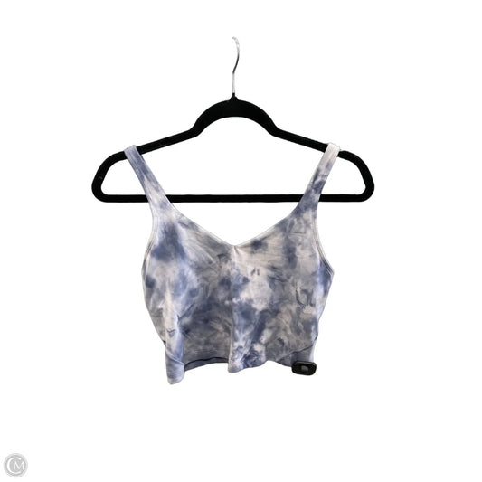 Athletic Bra By Lululemon In Tie Dye Print, Size: Sp