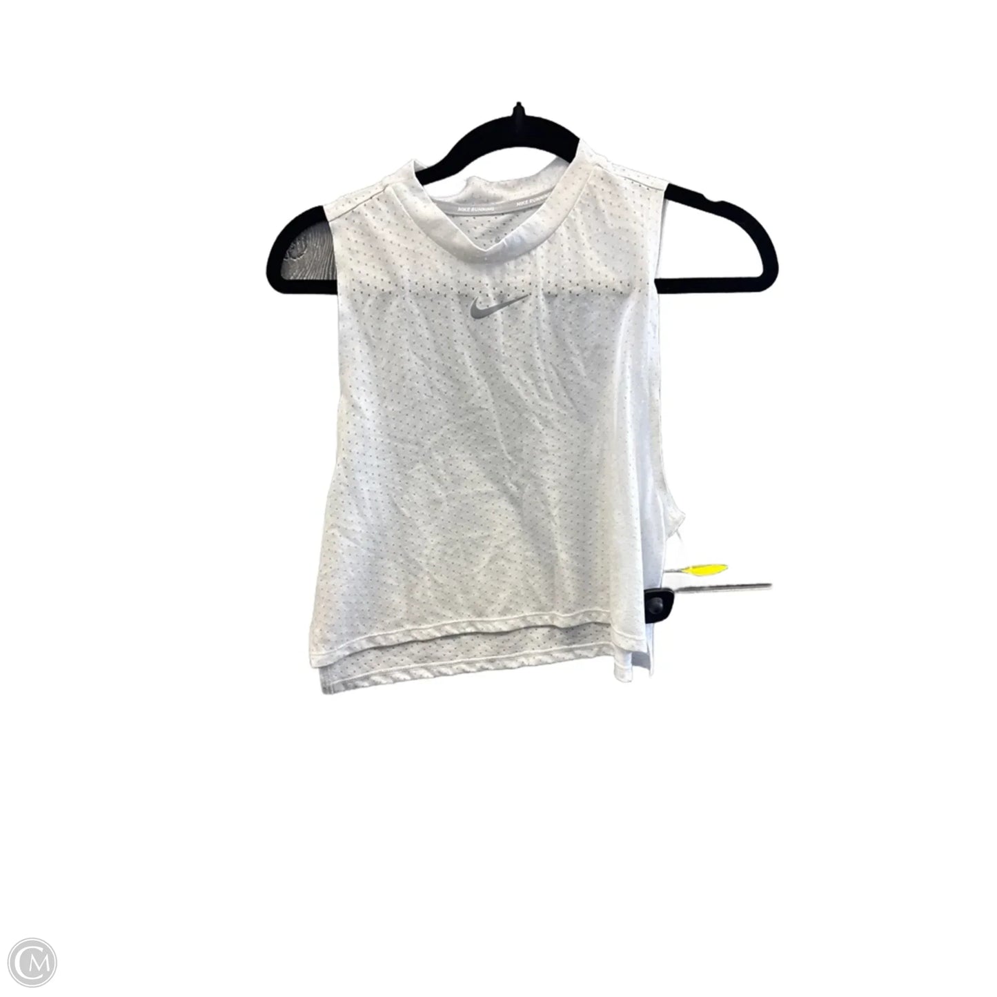 Athletic Tank Top By Nike In White, Size: S