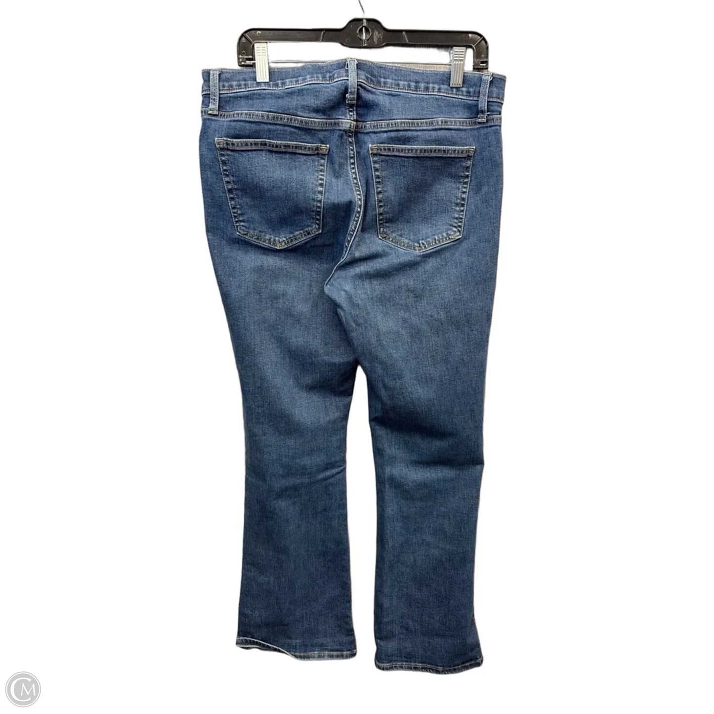 Jeans Boot Cut By Gap In Blue Denim, Size: 14