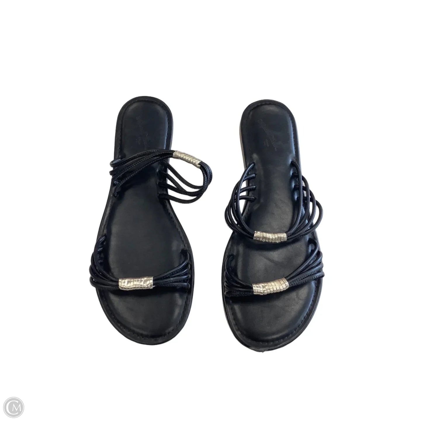 Sandals Flats By Universal Thread In Black, Size: 10