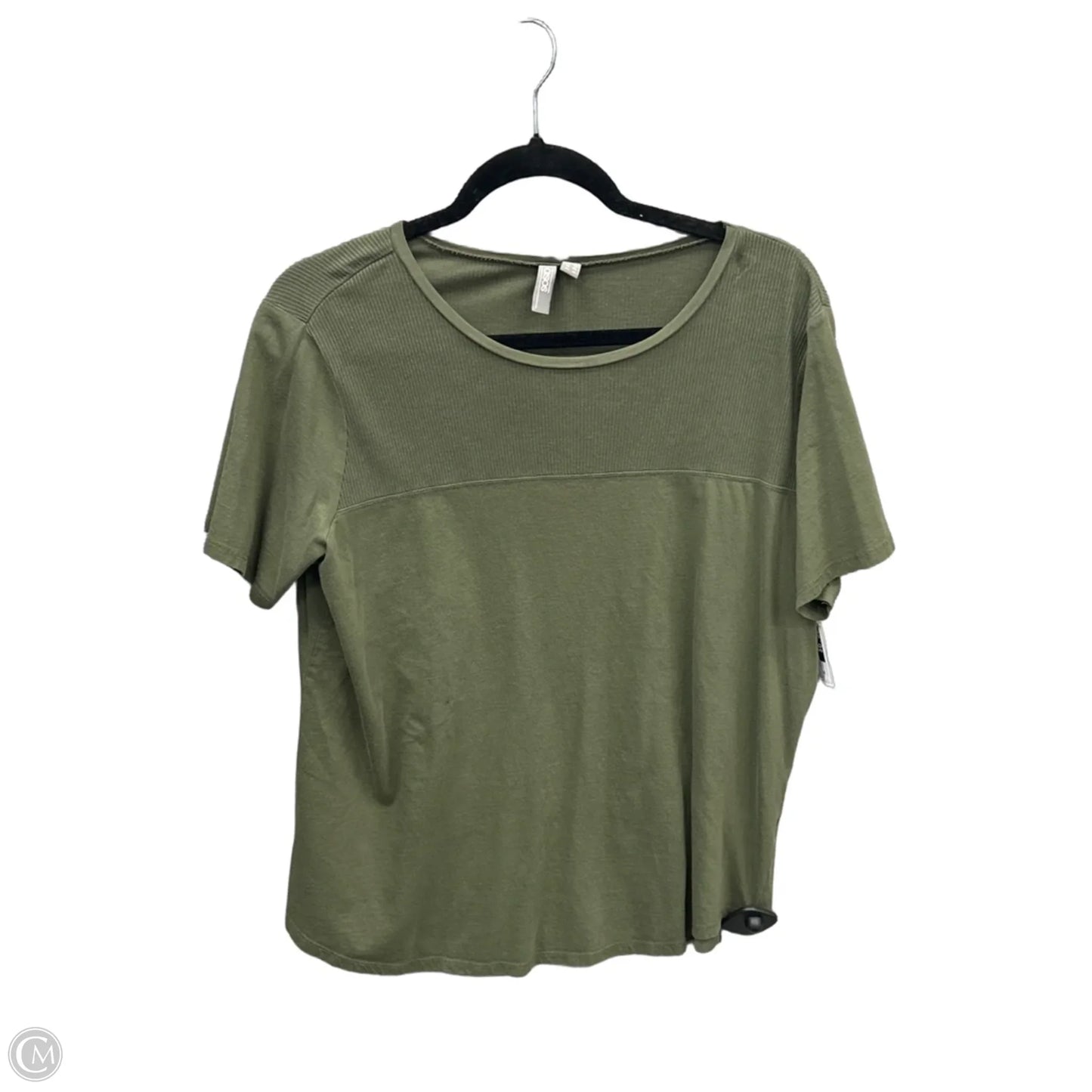 Top Short Sleeve Basic By Asos In Green, Size: Xl