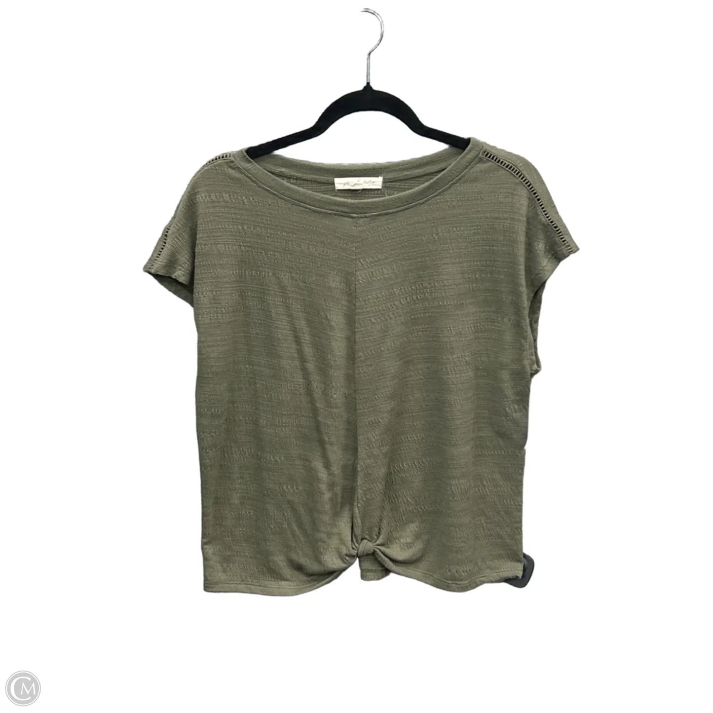 Top Short Sleeve By Clothes Mentor In Green, Size: L
