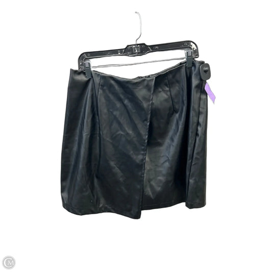 Skirt Midi By Shein In Black, Size: Xl