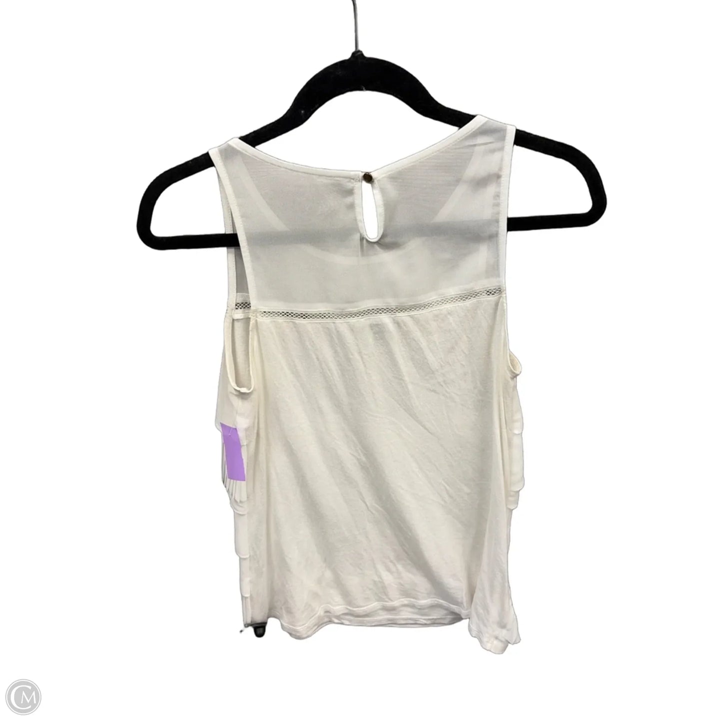 Top Sleeveless By Express In White, Size: Xs