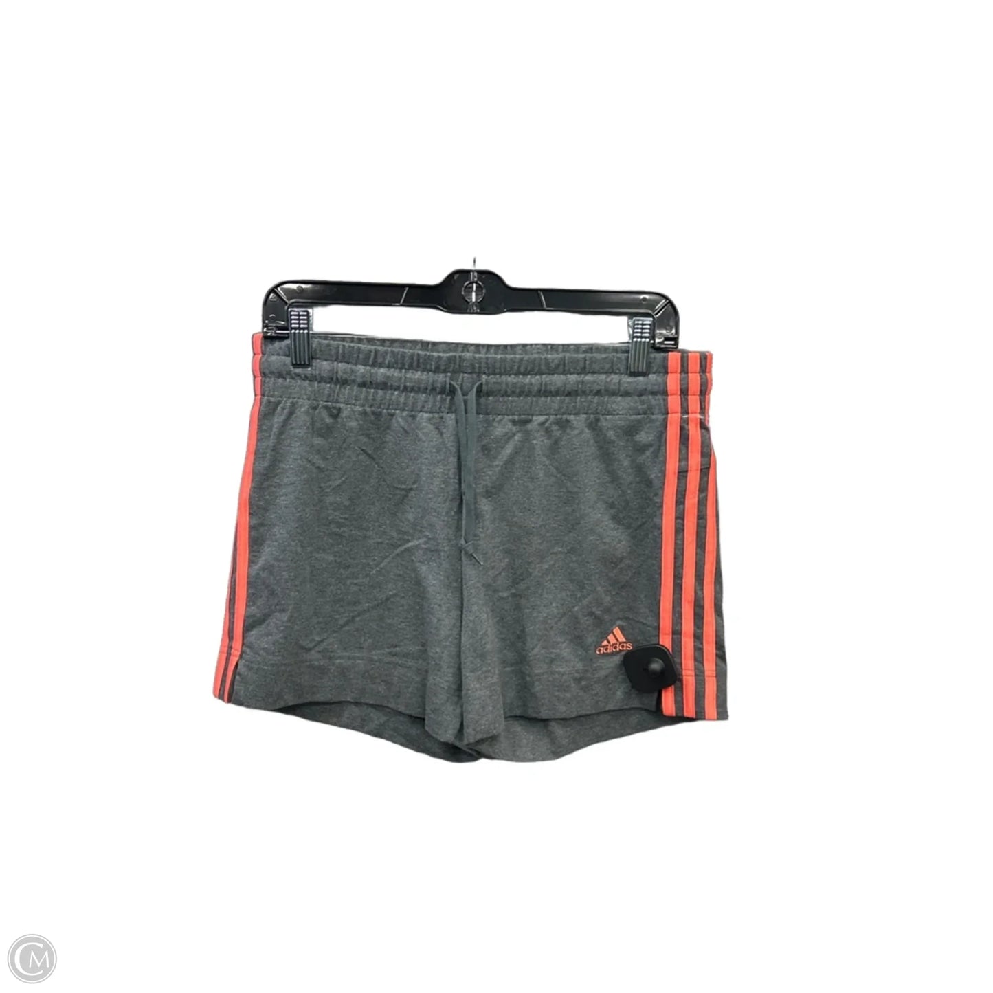Athletic Shorts By Adidas In Grey, Size: S