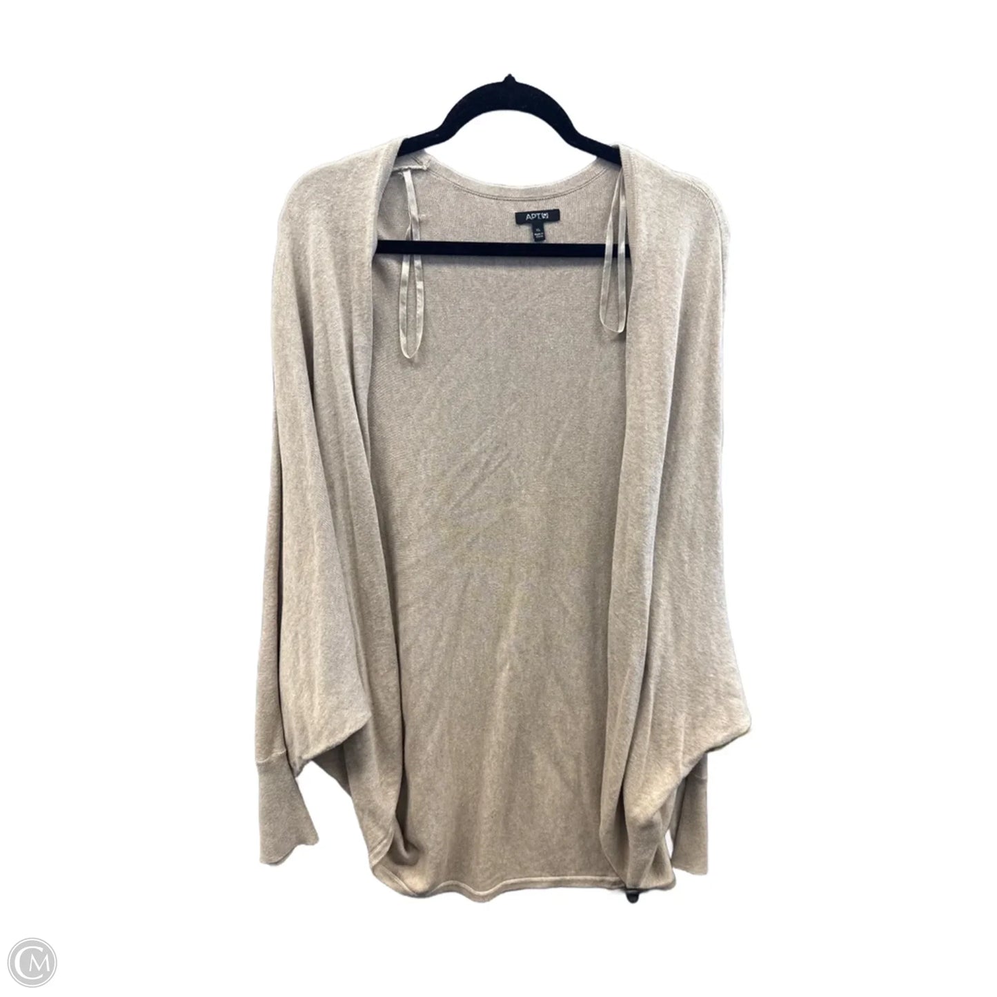 Cardigan By Apt 9 In Tan, Size: Xl