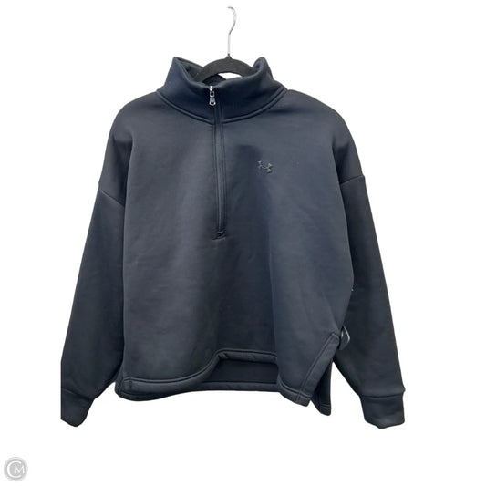 Athletic Jacket By Under Armour In Black, Size: M