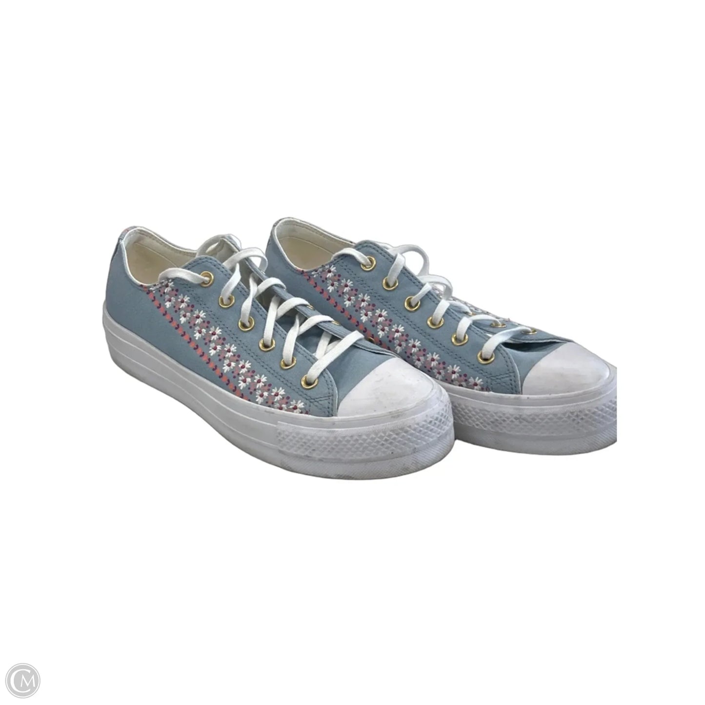 Shoes Sneakers Platform By Converse In Blue, Size: 11